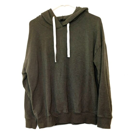 Buffalo David Bitton Olive Green Pullover Hoodie Sweatshirt Size Medium - Picture 1 of 6